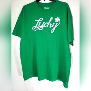 MAD Engine Green "Lucky" Shirt Sz XL